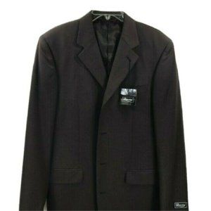 Bruccini Men's Brown Suit Jacket Only Size 40L
